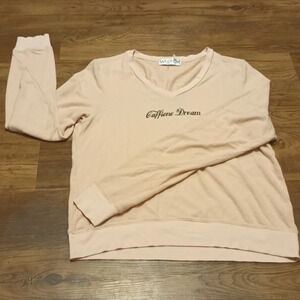 Wildfox Pink Caffeine Dream Long sleeve ZZZ